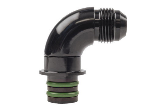 Raceworks ZF Transmission Cooler to AN-8 90 degree Male Flare Adapter