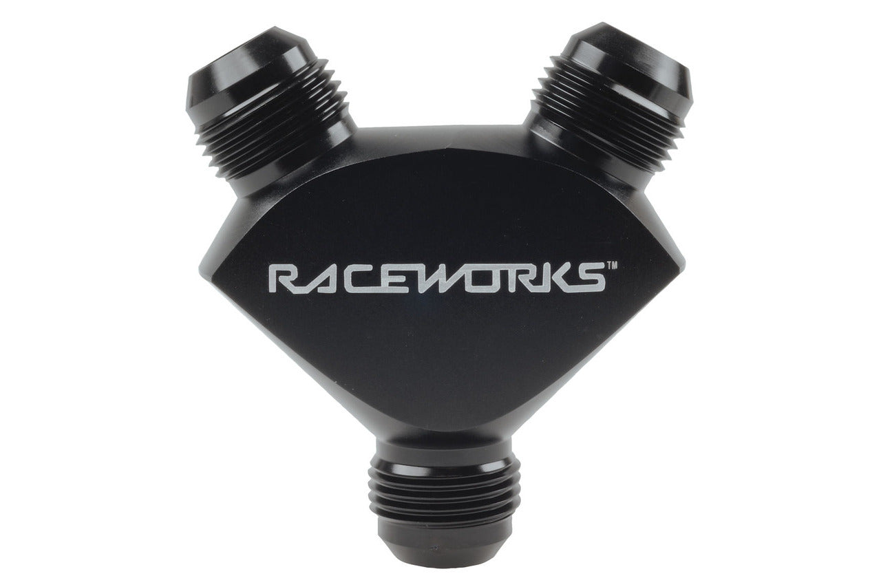Raceworks AN-12 Male Flare Y Block