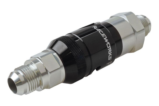 Raceworks AN-12 Aluminium Dry Break Quick Release Fitting with AN-12 body