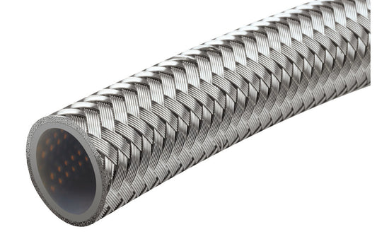 Raceworks AN-8 200 Series Stainless Braided PTFE Hose – 5m