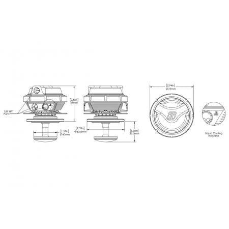 Turbosmart Gas Valve Actuator 40 14psi Black