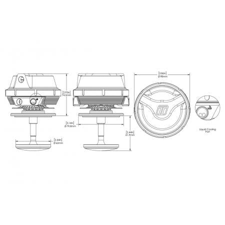 Turbosmart Gas Valve Actuator 60 14psi Black